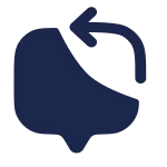 Chat Square Arrow SVG Icon